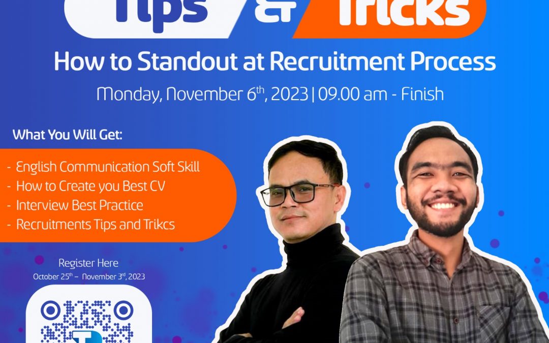 Workshop Tips and Tricks How to Standout at Recruitment Proces